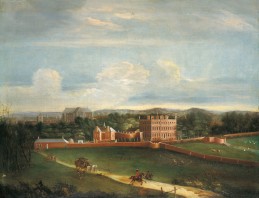 Parte dos jardins da Buckingham House, 1703-10 (Crédito: Adriaen van Diest/Royal Collection)